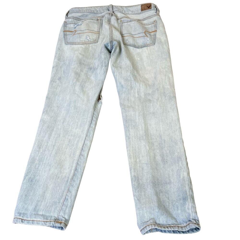 American Eagle Jeans 5 Button Fly Distressed Ligh… - image 3